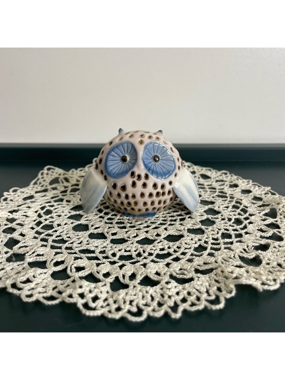 Vintage Hungarian Aquincum Porcelain Owl